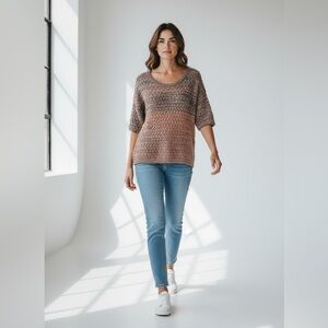 gsus sindustries 100% cotton, short sleeve, thick, crewneck sweater